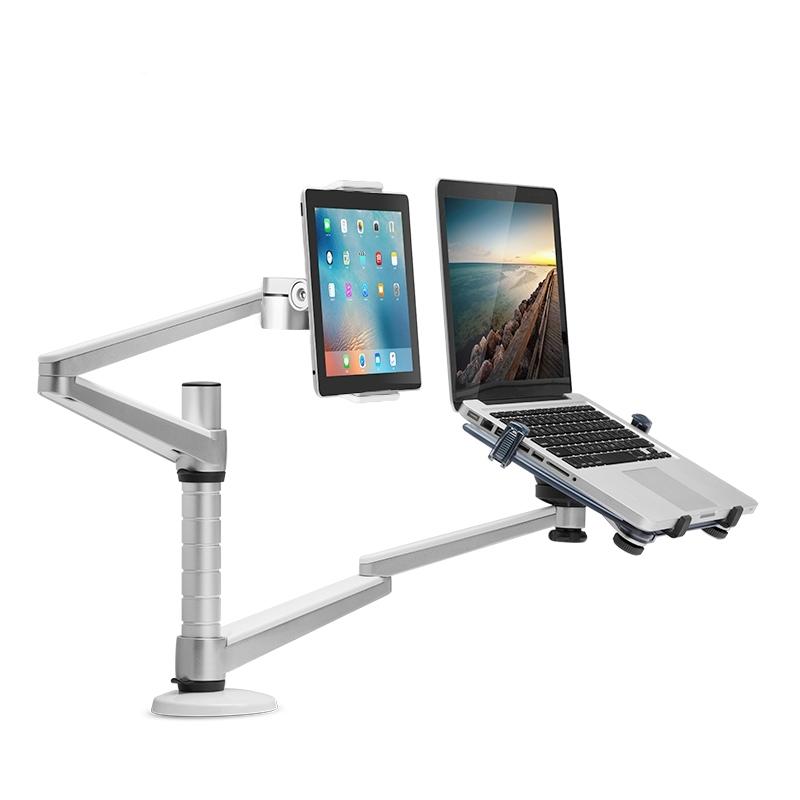 Versatile Rotating Stand For 10-16 Laptops And 4.7-12.9 Tablets - Adjustable Height-1964932279193178112