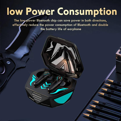 Waterproof T & G Wireless 9D Stereo Headphones With Led Charging Box-1915197883292979201