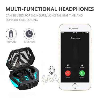 Waterproof T & G Wireless 9D Stereo Headphones With Led Charging Box-1915197883292979205