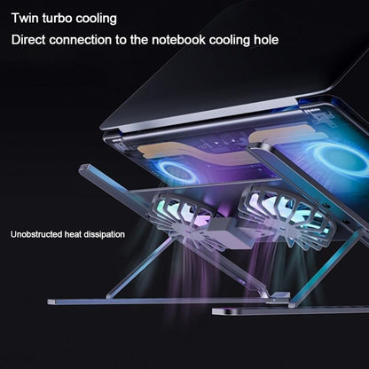 Adjustable Laptop Stand - Cooling Fans Included-1915197860694069251