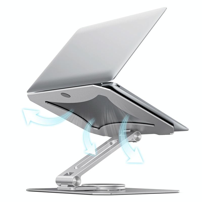 360 Degree Rotating Aluminum Laptop Stand - Heat Dissipation-1964932361418313733