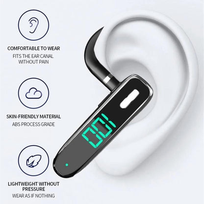 5.3 Bluetooth Business Ear-Hook Earphone With Mic - K50-1915197518589857794