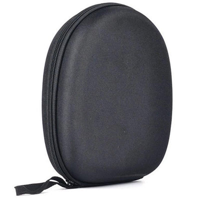Round Zippered Headphone Storage Bag - Portable And Compact-1915197981846540289