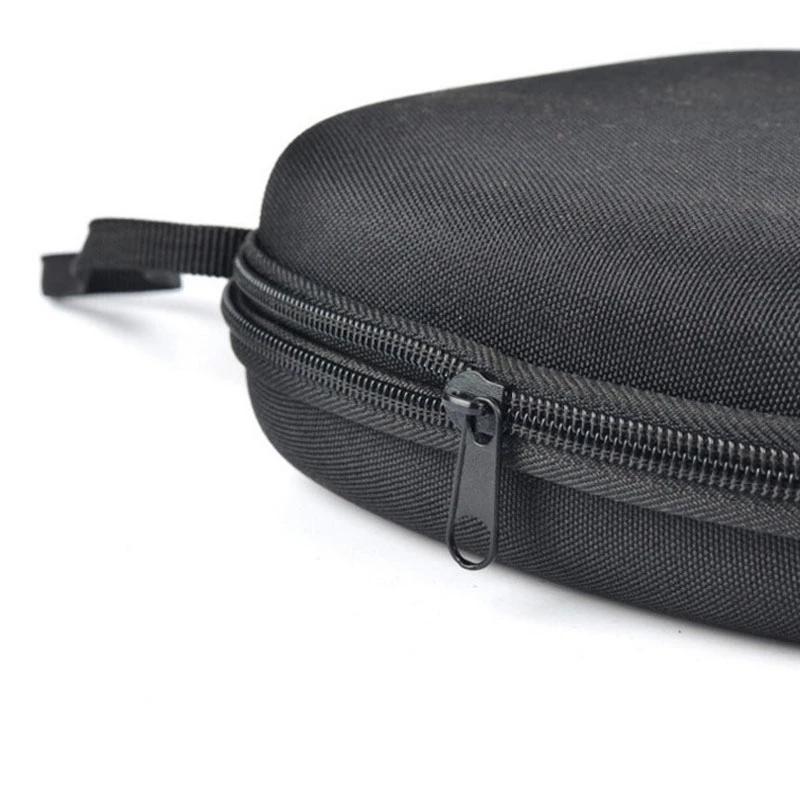 Round Zippered Headphone Storage Bag - Portable And Compact-1915197981846540293