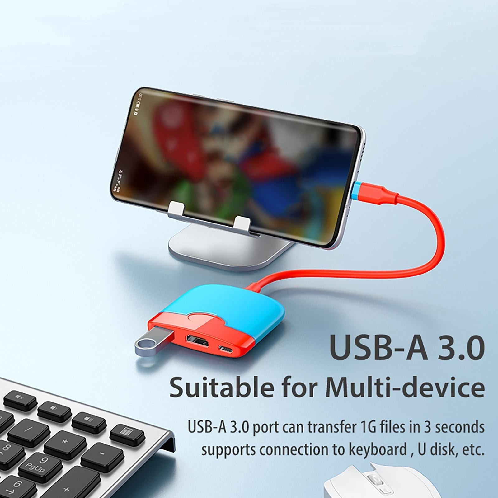 Nintendo Switch Portable 4K Screen Projector - Red-1915196867042480136