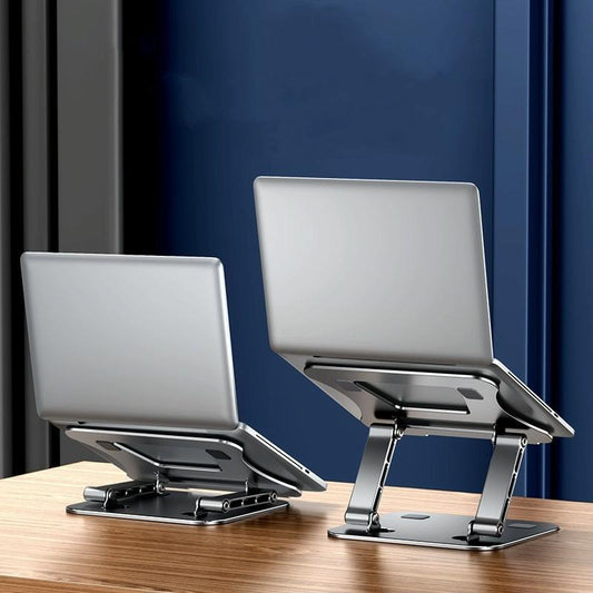Adjustable Aluminum Laptop Stand - Foldable & Portable-1964932295391580161