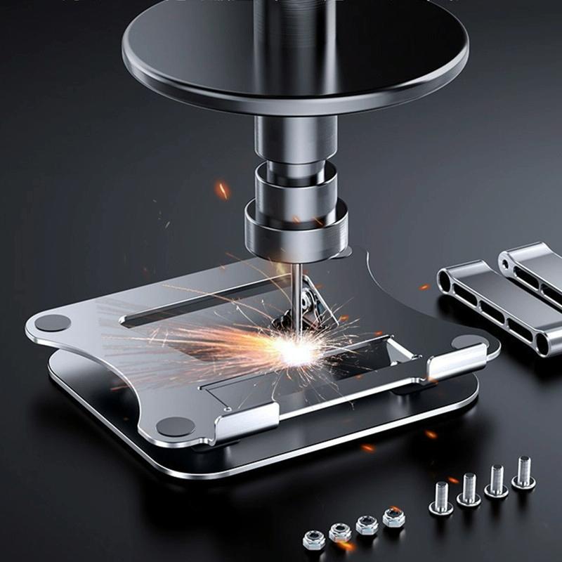 Adjustable Aluminum Laptop Stand - Foldable & Portable-1964932295391580162