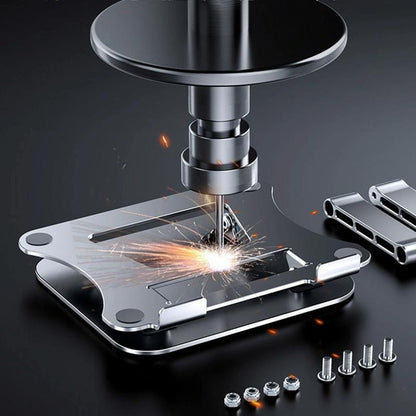 Adjustable Aluminum Laptop Stand - Foldable & Portable-1964932295391580162