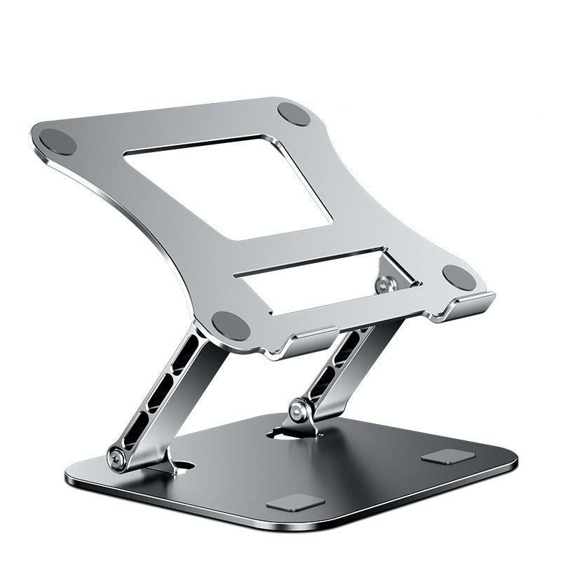 Adjustable Aluminum Laptop Stand - Foldable & Portable-1964932295391580166