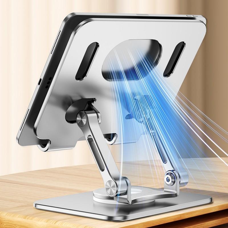 360 Rotation Ergonomic Laptop Stand - Adjustable Height Aluminum-1964932275296669701