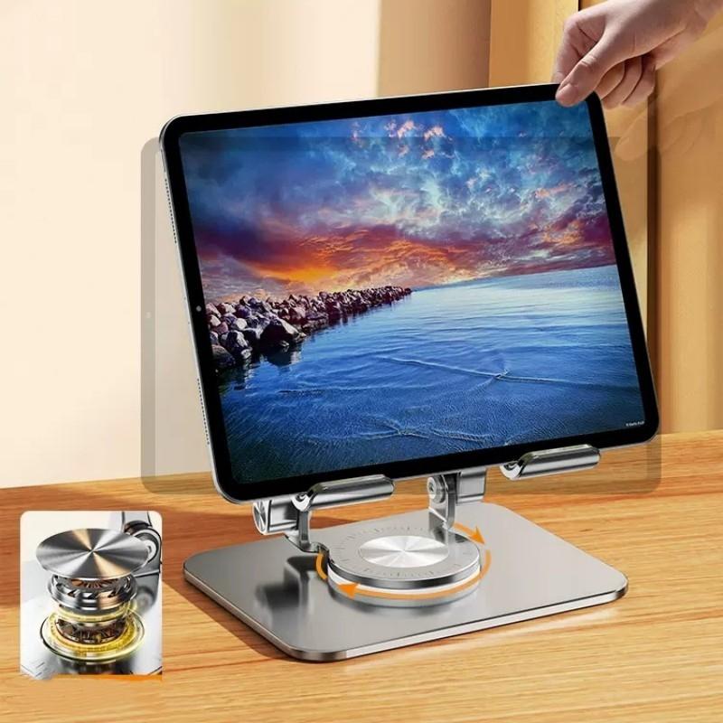360 Rotation Ergonomic Laptop Stand - Adjustable Height Aluminum-1964932275296669702