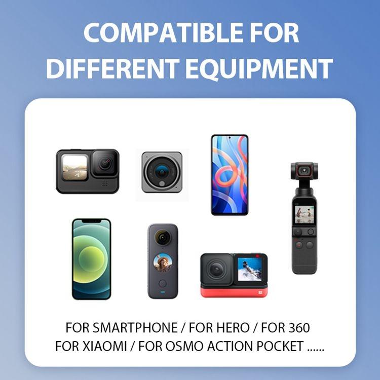 Flexible Neck Mount For Gopro And Smartphones - Compatible With Action Cameras-1915198154517647366