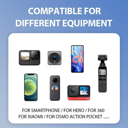 Flexible Neck Mount For Gopro And Smartphones - Compatible With Action Cameras-1915198154517647366