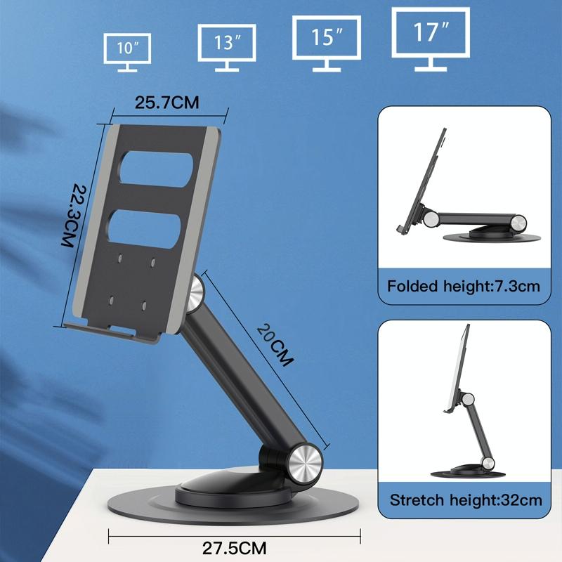 360 Degree Rotating Aluminum Laptop Stand Holder-1964932221936734212