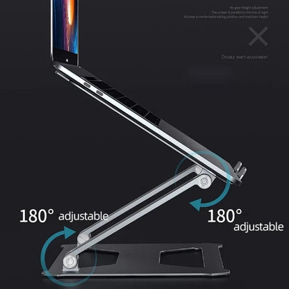 Aluminum Laptop Holder For 14-17.3 Inch Screens - Ergonomic Design-1964932199551733765