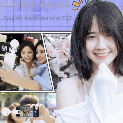 Mini Led Clip-On Selfie Fill Light For Phones-1915197875827118081