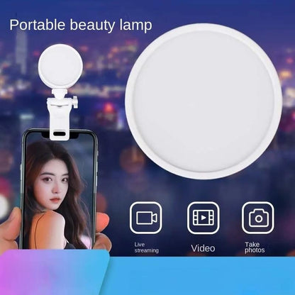 Mini Led Clip-On Selfie Fill Light For Phones-1915197875827118083