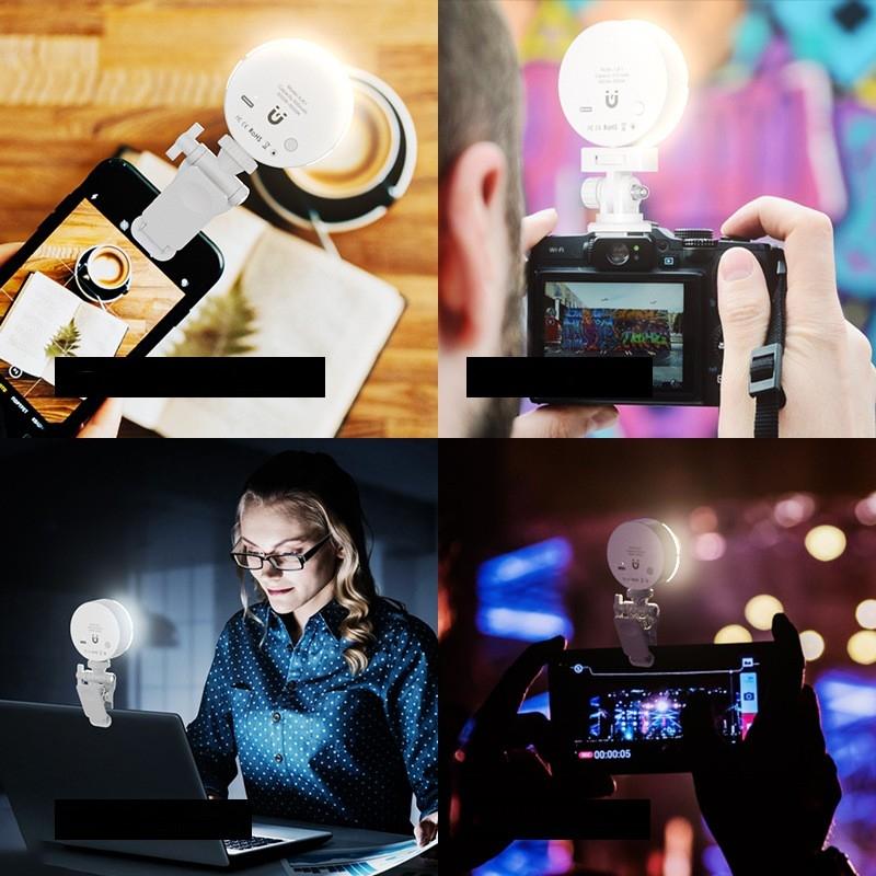 Mini Led Clip-On Selfie Fill Light For Phones-1915197875827118085