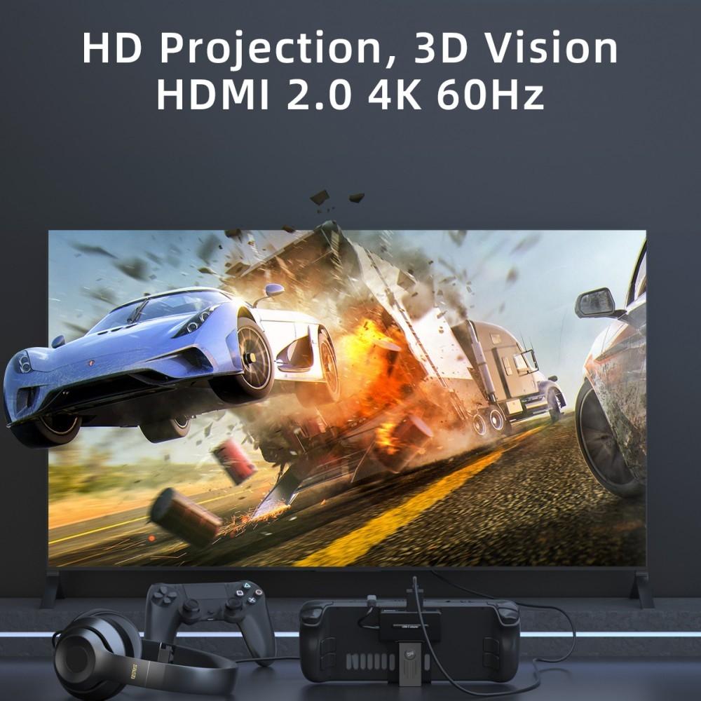 5-In-1 Docking Station For Steam Deck - 4K / 60Hz Support-1969996411336527874