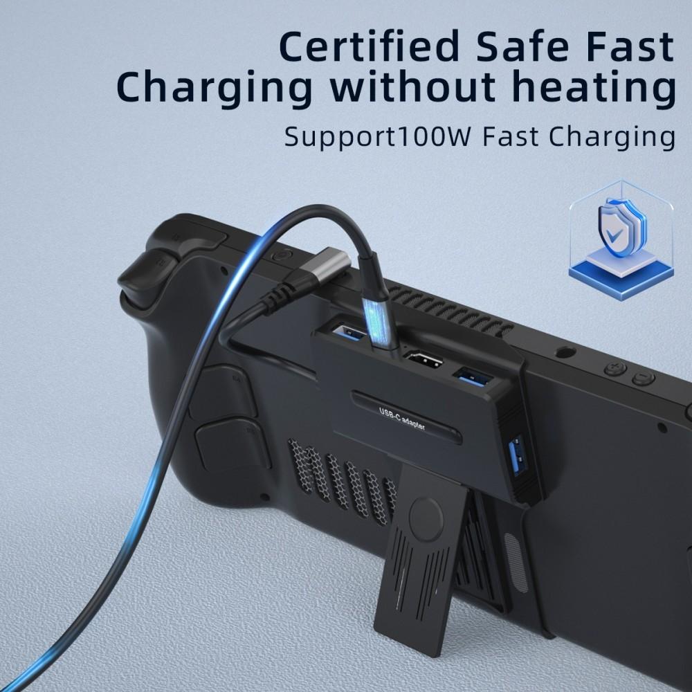 5-In-1 Docking Station For Steam Deck - 4K / 60Hz Support-1969996411336527875