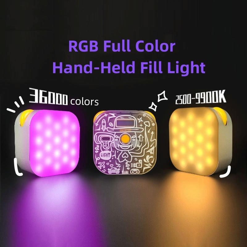 Portable Hand-Held 6W Rgb Led Video Light For Tofu Fill-1915197757799403521