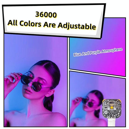 Portable Hand-Held 6W Rgb Led Video Light For Tofu Fill-1915197757799403525