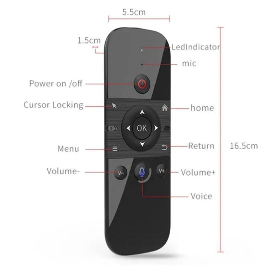 2.4G Wireless Smart Air Fly Mouse For M8 Tv Box - Remote Control Replacement-1915197204411322369