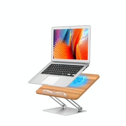 Adjustable Folding Laptop Stand With Cooling Fan - Portable Tablet Holder-1964932319278141441