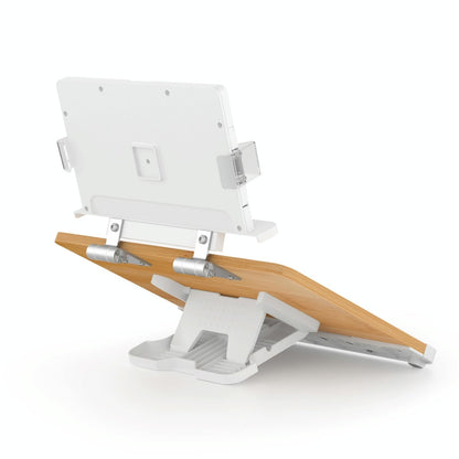 Adjustable Desktop Book Stand With Multi-Angle Clip - Foldable Tablet Holder-1964932277876166658
