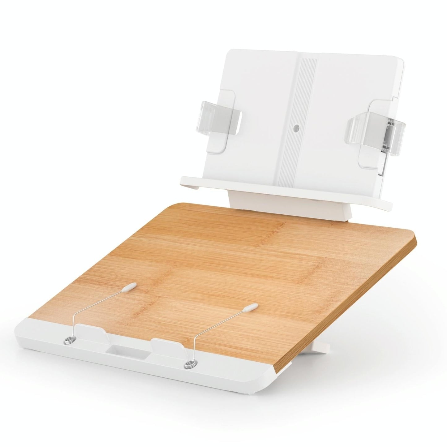Adjustable Desktop Book Stand With Multi-Angle Clip - Foldable Tablet Holder-1964932277876166662