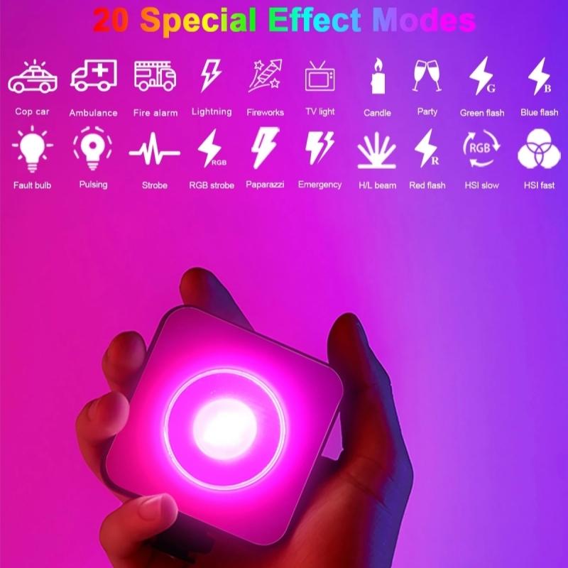 Mini Magnetic Rgb Led Camera Light For Sunset Atmosphere-1915198428305035269