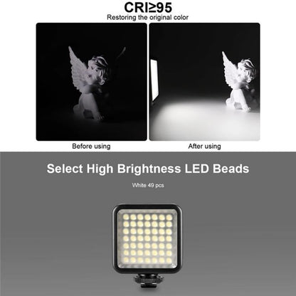 Mini Led Camera Light For Live Streaming And Photography-1922443444572262402