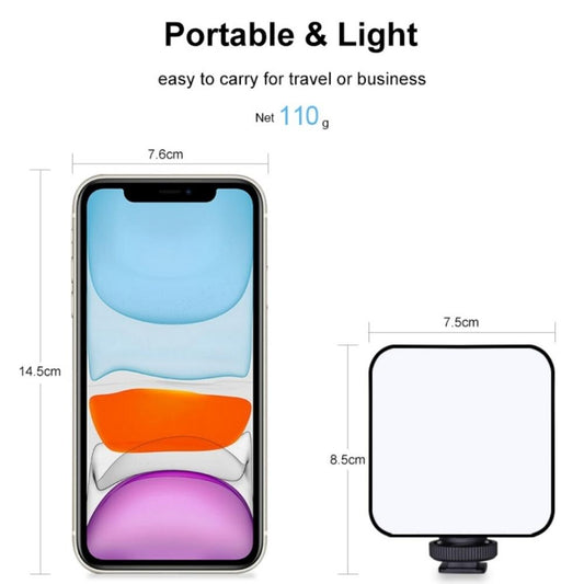 Dimmable Pocket Fill Light - 20 Modes For Live Broadcast-1915197154855620609