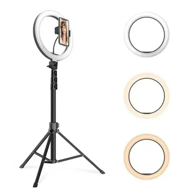10 Inch Ring Light Set For Live Streaming And Beauty Stand-1915197400830578688
