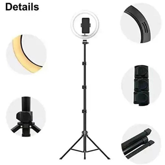 10 Inch Ring Light Set For Live Streaming And Beauty Stand-1915197400830578689