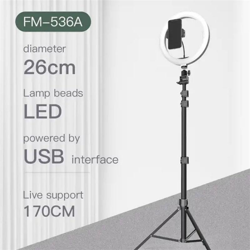 10 Inch Ring Light Set For Live Streaming And Beauty Stand-1915197400830578692