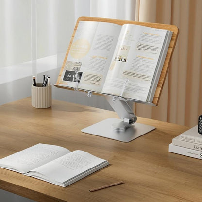360 Degree Rotating Laptop & Book Stand - Adjustable & Hands-Free-1964932311132803074