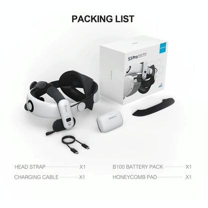 Meta Quest 3 Vr Head Strap 10000mah Battery-1922443391153606661