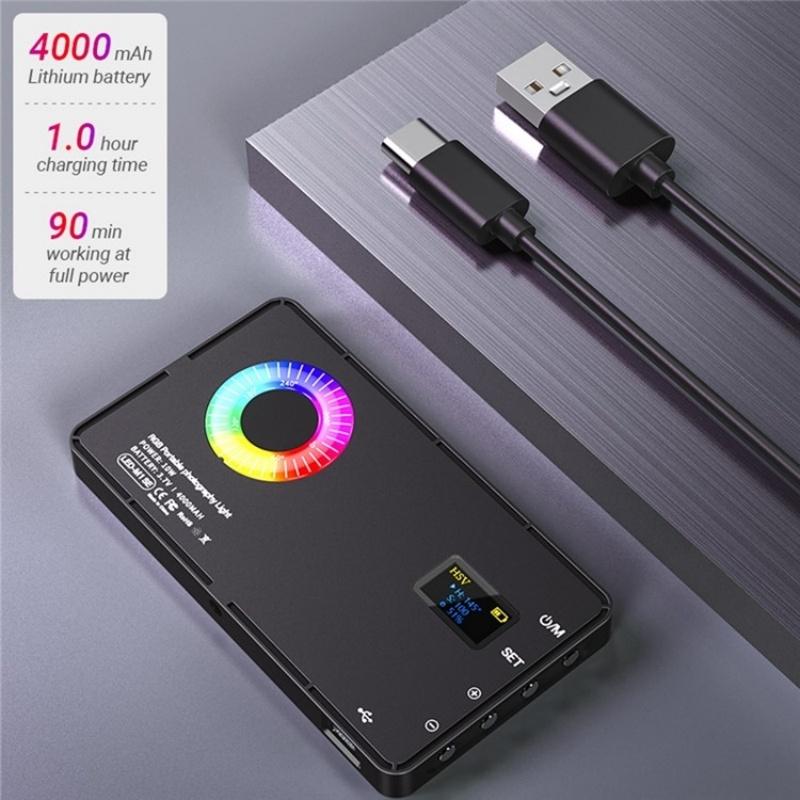12 Effects Rgb Pocket Fill Light With 0.96 Tft Screen For M1Se Photography-1915197082784894981