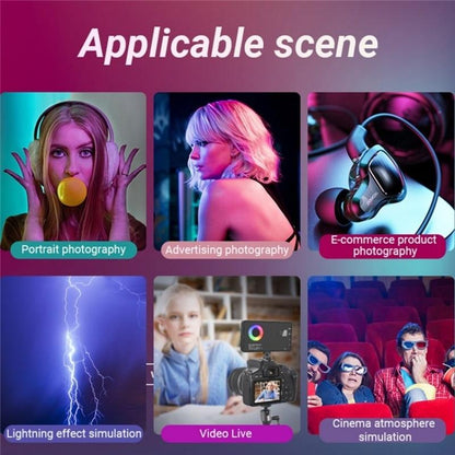 12 Effects Rgb Pocket Fill Light With 0.96 Tft Screen For M1Se Photography-1915197082784894982