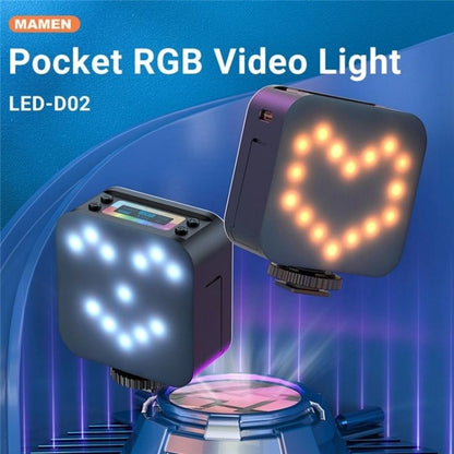 Mini Rgb Video Lamp With Magnetic Adsorption For Live Broadcast-1915198055553044483