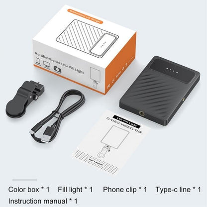 Portable Clip-On Fill Light For Mobile Devices - Three Light Modes-1964932269114265602