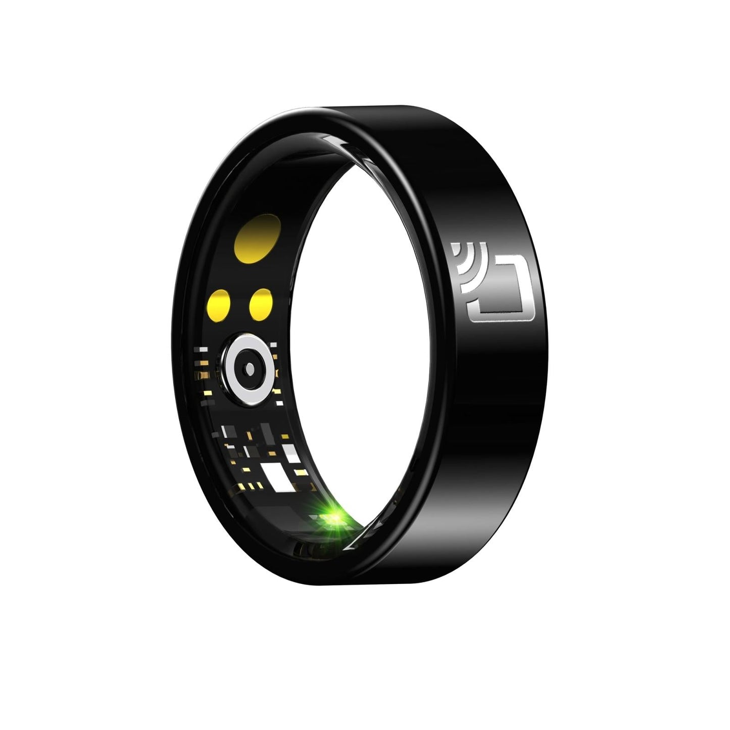 Smart Ring With Heart Rate Blood Oxygen Sleep Monitoring And Multiple Sports Modes - Black Size 9-1964932188415856640