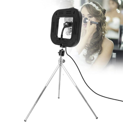 Dimmable Square Led Light With Tripod And Phone Holder-1915197551141851140