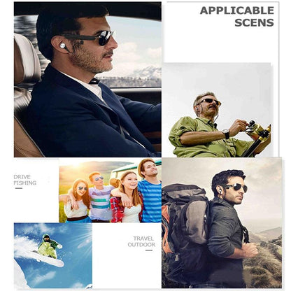 Wireless Bluetooth Sunglasses With Music Earphones And Mic-1915197528018653189