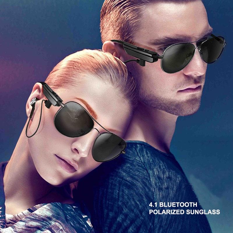 Wireless Bluetooth Sunglasses With Music Earphones And Mic-1915197528018653190