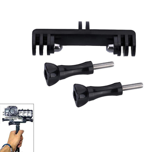 Universal Double Bracket Mount For Gopro Hero11 - Screw Adapter-1915197774538870785