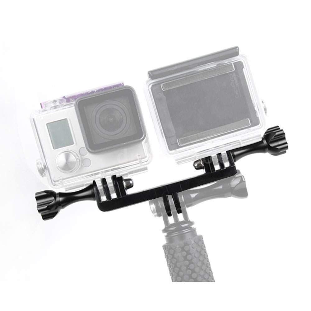 Universal Double Bracket Mount For Gopro Hero11 - Screw Adapter-1915197774538870790