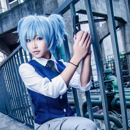 Assassination Classroom Nagisa Cosplay Wig - Blue-1915196815569981444