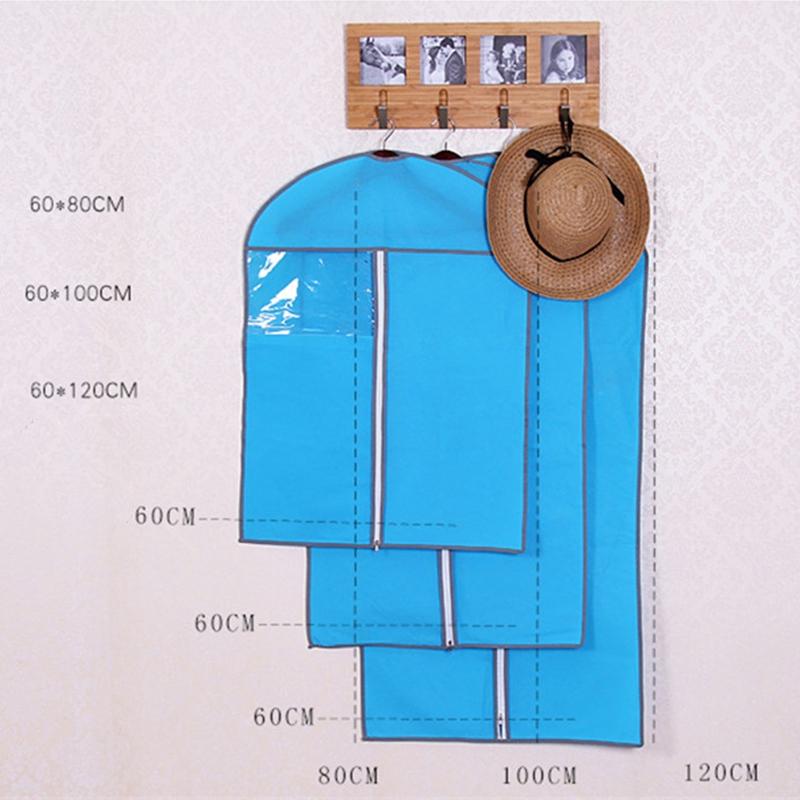 Blue Garment Suit Coat Dust Cover For Wardrobe Storage-1915196514234404869